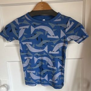 Boys Hammer Head Shark Shorts Pajama Set by Tea